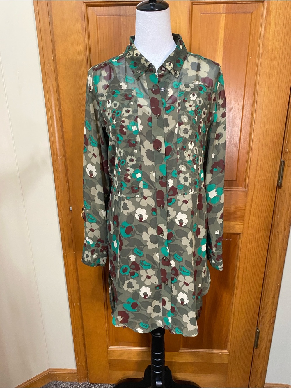 Nanette Lepore L’Amoure Semi Sheer Shirt Dress - Picture 2 of 7